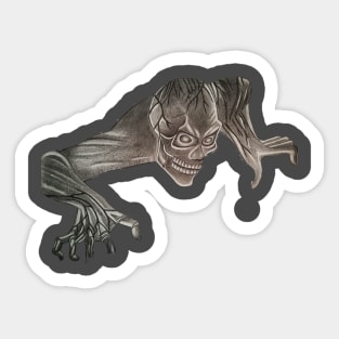 3d Scary monster Sticker